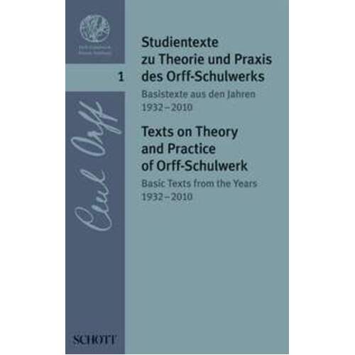 Texts On Theory And Practice Orff Schulwerk Book 1 Book