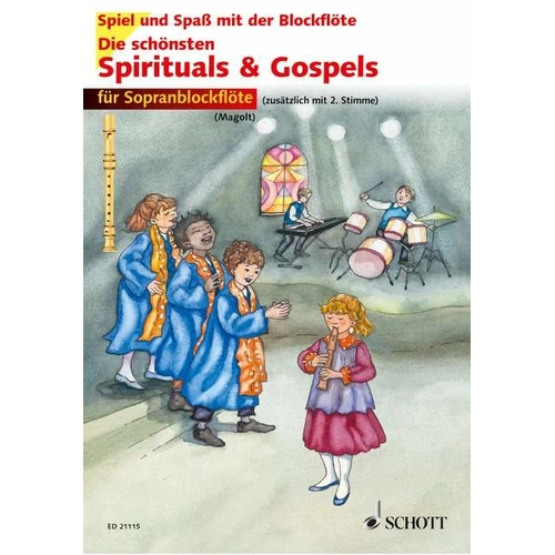 Best of Spirituals & Gospels for Recorder - Schott Music, 32 Pages