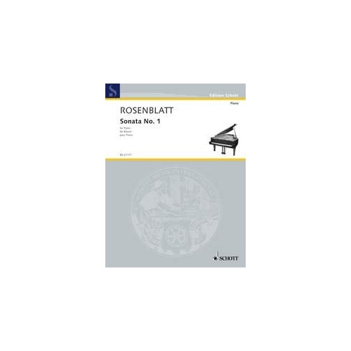 Rosenblatt Sonata No 1 for Piano - 24 Pages, Schott Music