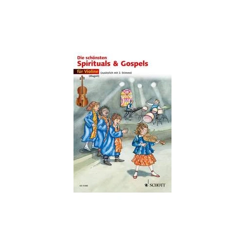 The Most Beautiful Spirituals & Gospels for Easy 1-2 Violins by Klaus G. Koop - 32 Pages, Schott Music