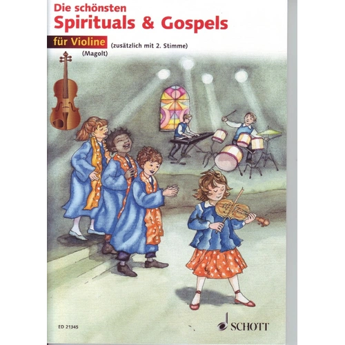 Most Beautiful Spirituals & Gospels for Easy Violin BK/CD by Klaus G. Koop
