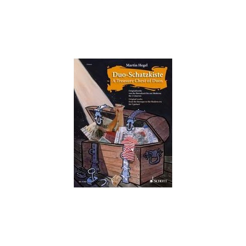 A Treasure Chest of Duos for Guitar Duet, 60 Pages, Schott Music