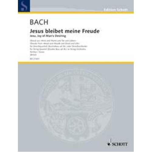 Jesu Joy Of Mans Desiring String Quartet Score Book