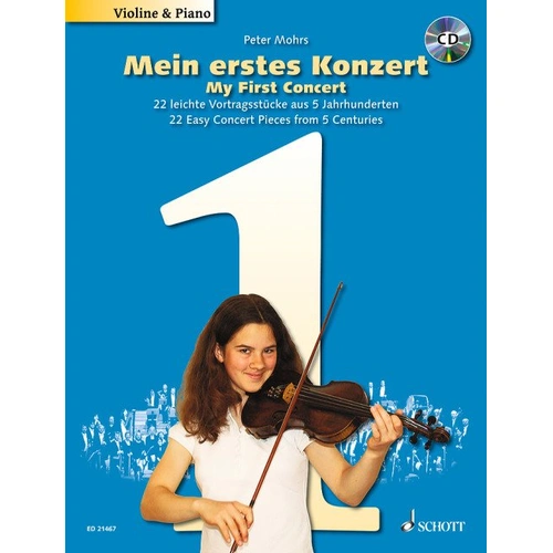 My First Concert Violin/Piano Book with CD