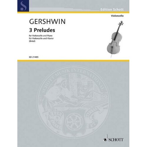 3 Preludes For Cello And Piano (Softcover Book)