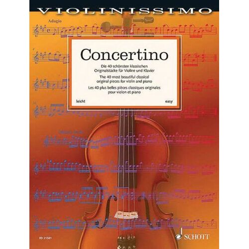 Concertino Violin And Piano (Softcover Book)