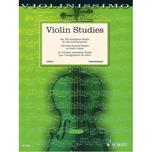 Violin Studies Violinissimo 100 Studies (Softcover Book)