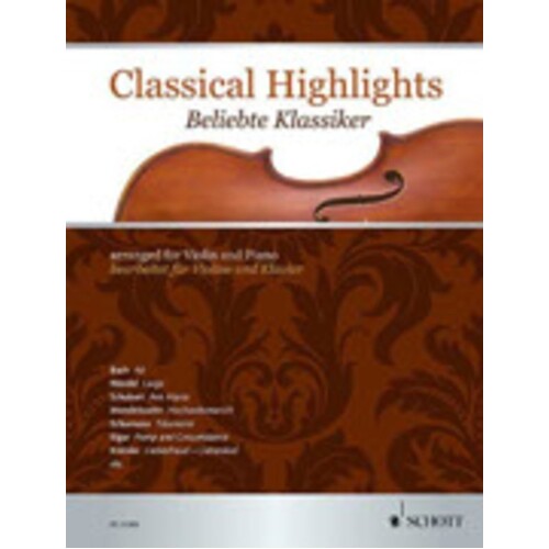 Classical Highlights Violin And Piano (Softcover Book)