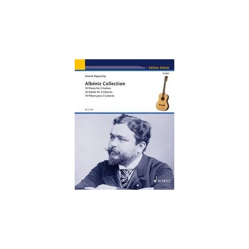 Albeniz Collection: 10 Pieces for 2 Guitars by Isaac Albeniz, Guitar Duet, 68 Pages, Schott Music