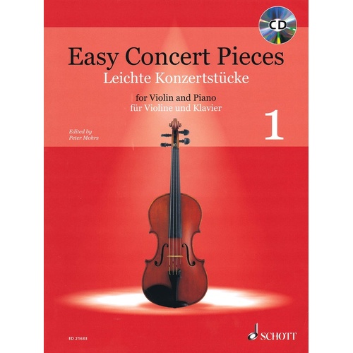 Easy Concert Pieces Vol 1 Violin/Piano Softcover Book/CD