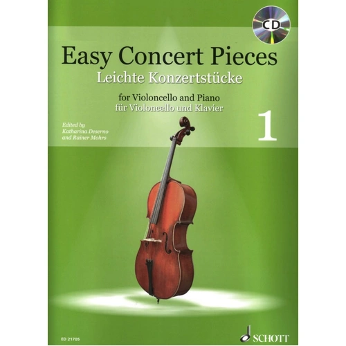 Easy Concert Pieces Vol. 1 for Cello/Piano by Schott Music