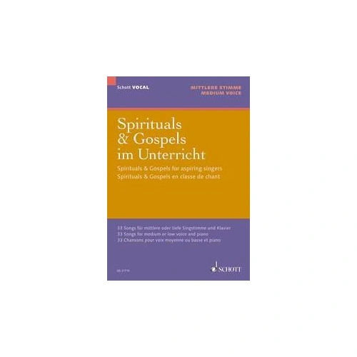 Spiritual & Gospel for Aspiring Singers - Medium/Low Voice Edition