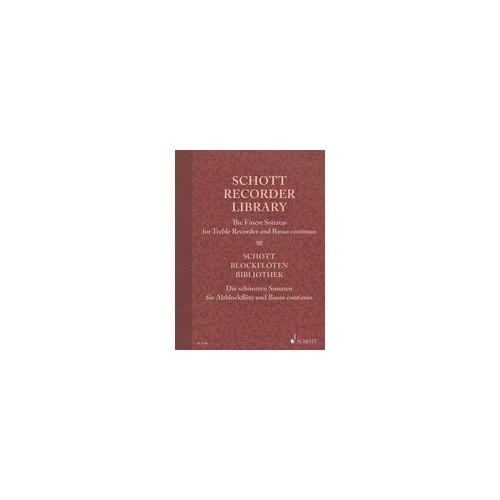 Schott Recorder Library: Treble & Basso Continuo Anthology