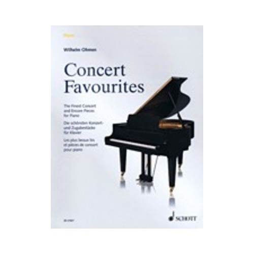 Concert Favourites: Finest Concert & Encore Pieces for Piano by Schott Music, 124 Pages