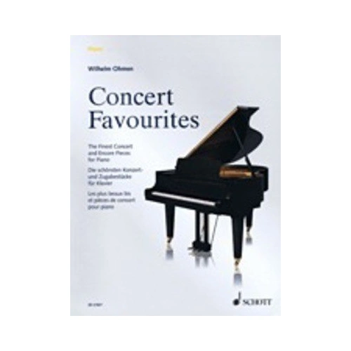 Concert Favourites: Finest Concert & Encore Pieces for Piano, 124 Pages, Schott Music