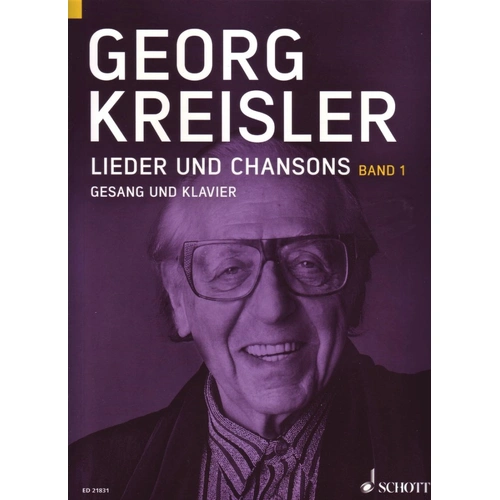 Kreisler - Lieder und Chansons Vol 1 for Voice/Piano by Georg Kreisler