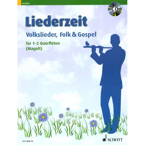 Liederzeit (Volkslieder Folk & Gospel) for 1-2 Flutes BK/CD