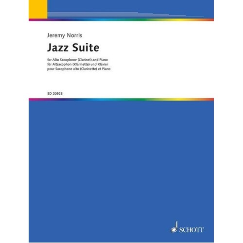 Norris - Jazz Suite Alto Sax (Clarinet) And Piano (Softcover Book)