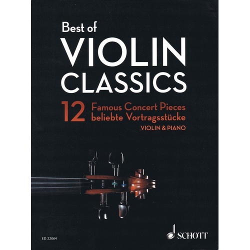 Best Of Violin Classics Violin/Piano (Softcover Book)
