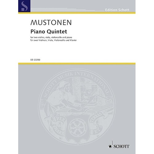 Mustonen - Piano Quintet Score/Parts Book