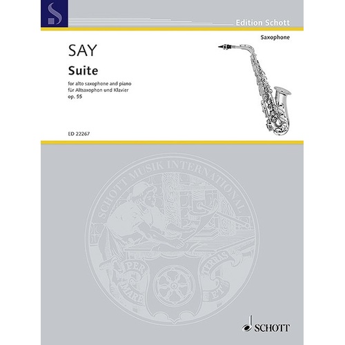Fazil Say - Suite Op. 55 for Alto Saxophone and Piano