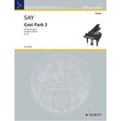 Say - Gezi Park 2 Op 52 Piano (Softcover Book)
