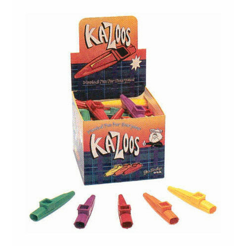 2 x SCOTTYS Kazoo Plastic Kids Music Mixed Colours *New* Great for Choirs