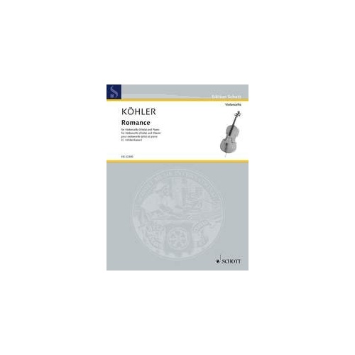 Koehler Romance for Viola and Piano, Arr. Christiane Koehler & Tassilo Kaiser, 16 Pages, Published by Schott Music
