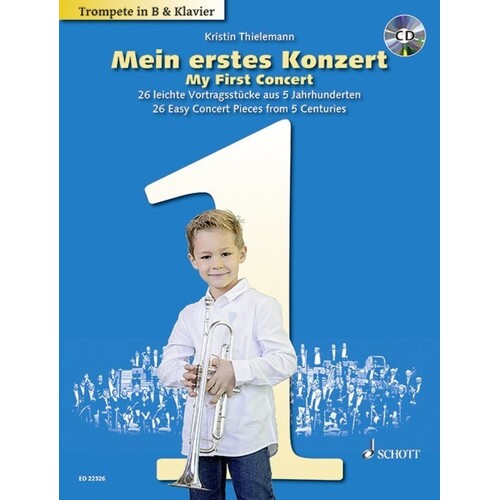 My First Concert Trumpet/Piano Softcover Book/CD