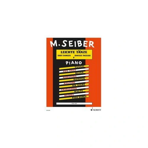 Seiber Easy Dances Vol 1 for Piano by Schott Music, 20 Pages