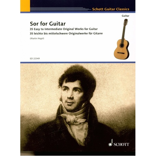 Sor for Guitar: 35 Easy to Intermediate Works by Fernando Sor, 36 Pages, Schott Music