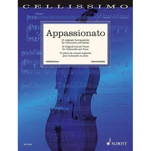 Appassionato Cellissimo Vol 2 Cello/Piano (Softcover Book)