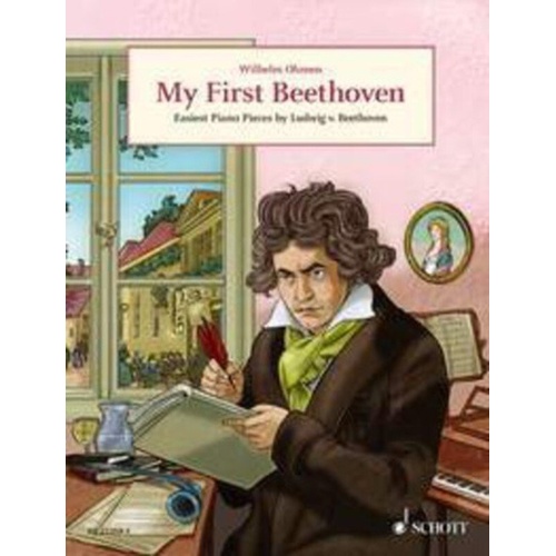 My First Beethoven Easy Piano Pieces by Ludwig van Beethoven - 63 Pages, Schott Music, Easy Composer Series