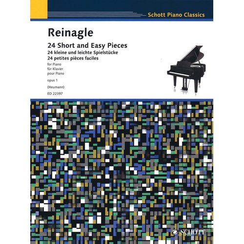 24 Short And Easy Pieces For Piano Op 1 (Softcover Book)