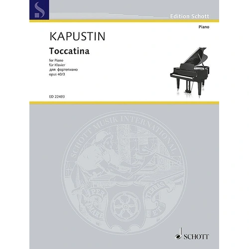 Kapustin Toccatina Op. 40 No. 3 for Piano by Schott Music