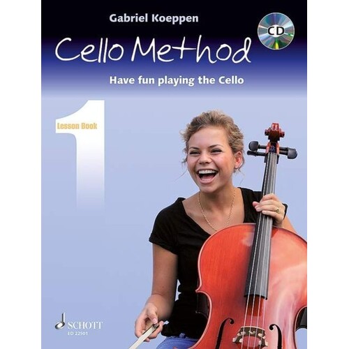 Koeppen - Cello Method Lesson Book 1 Softcover Book/CD