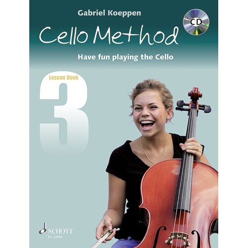Koeppen - Cello Method Lesson Book 1 Softcover Book/CD