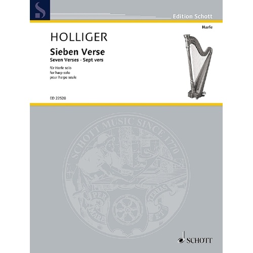 Holliger - Seven Verses For Harp Solo