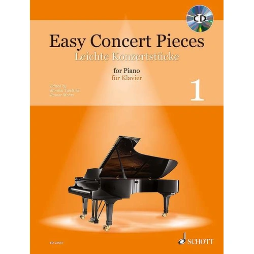 Easy Concert Pieces Volume 1 Piano Book with CD