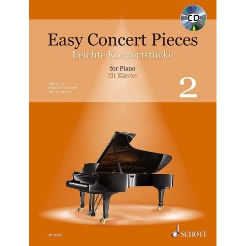 Easy Concert Pieces Vol 2 Piano Softcover Book/CD