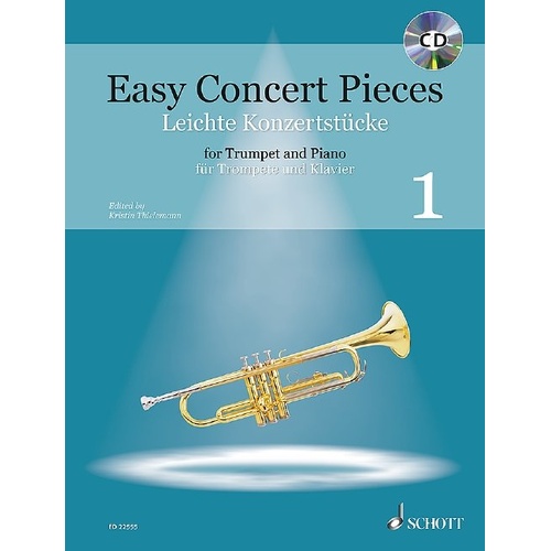 Easy Concert Pieces for Trumpet and Piano Book 1 with CD