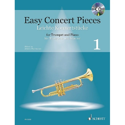 Easy Concert Pieces for Trumpet and Piano Book 1 with CD