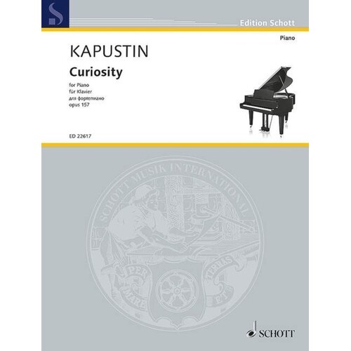 Kapustin - Curiosity Op 157 For Piano (Softcover Book)