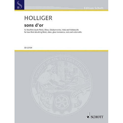 Holliger - Sons D'Or Quintet Score (Softcover Book)