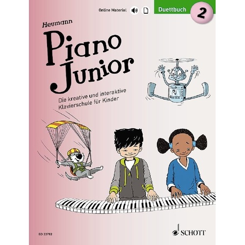 Piano Junior Duettbuch 2 Vol 2 (German Edition) - 32 Pages, Piano Duet, Hans-Guenter Heumann, Schott Music