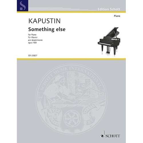 Kapustin - Something Else Op 160 Piano (Softcover Book)