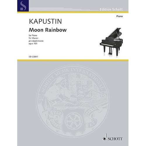 Kapustin - Moon Rainbow Op 161 Piano (Softcover Book)