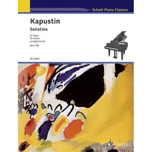 Kapustin - Sonatina Op 100 Piano (Softcover Book)