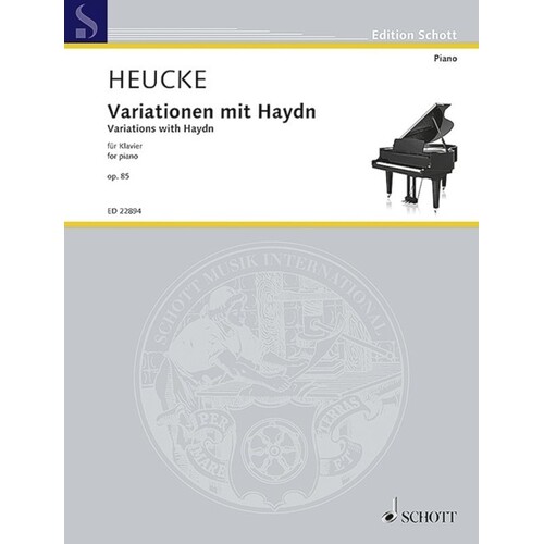 Heucke - Variations With Haydn Op 85 For Piano (Softcover Book)
