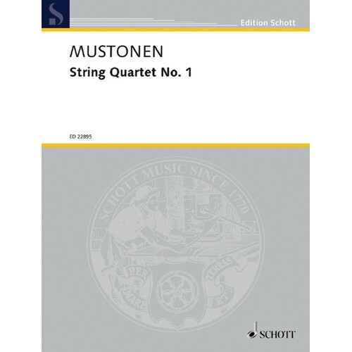 Mustonen - String Quartet No 1 Score/Parts Book